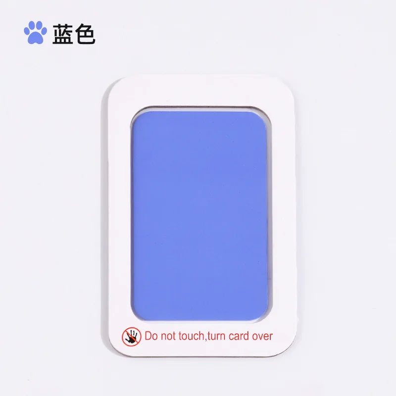 DIY Ink Pads Photo Frame Handprint Pet Pawprint Keepsake Kit Picture Frame Premium Wooden Photo Frame Dog Or Cat Paw Print