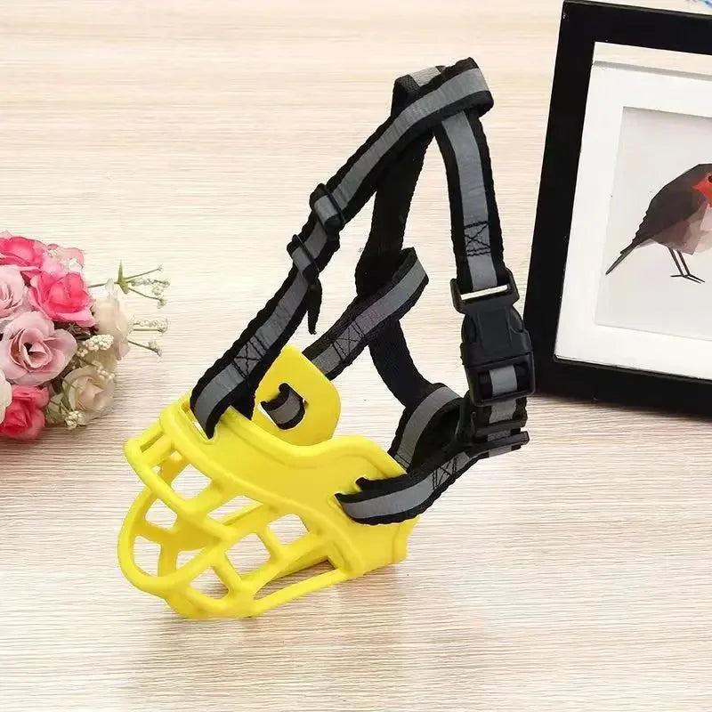 Adjustable Reflective Dog Muzzle, Anti-bite, Anti-Barking, Anti-eating, Large, Medium and Small Dog, Mannequin Pets
