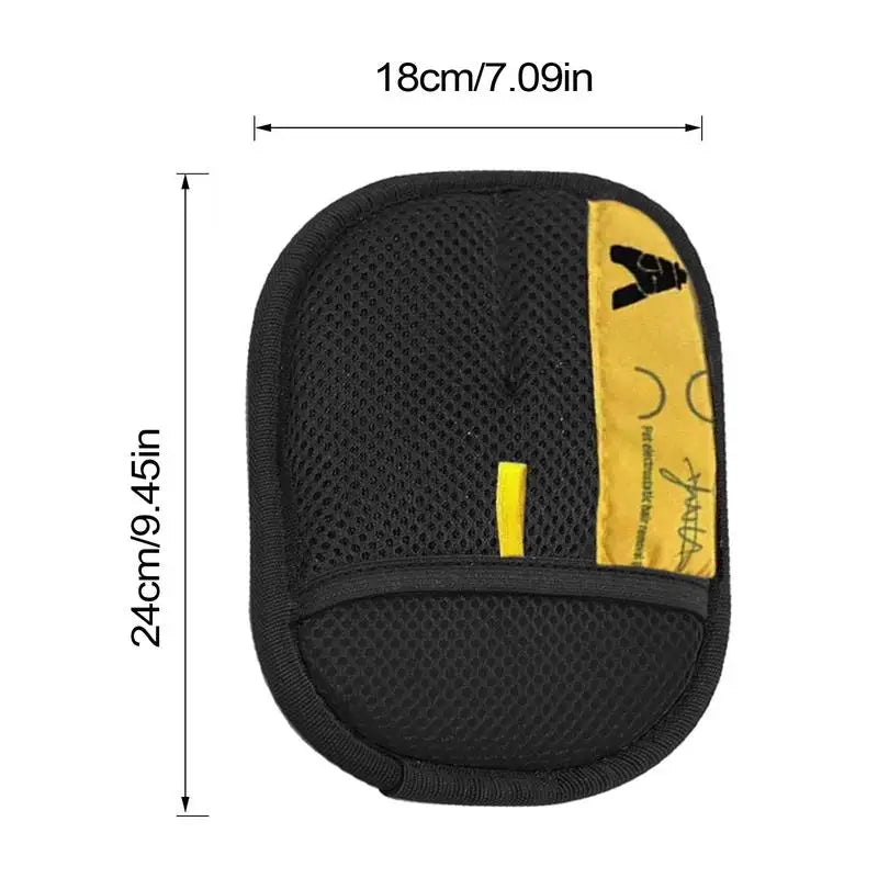 Cat Hair Remover Glove 2 Pieces Pet Static Hair Removal Gloves Dog Cleaning Supplies Shedding Mitt Grooming Brush For Bed Sheet