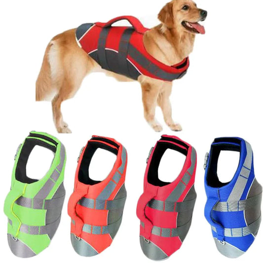 Large Dog Life Jacket,Pet Vest,Labrador Clothes,Golden Surfing,Swimming Harnes Vest,Float Costume,Safety S-XL,Pet Clothing,New