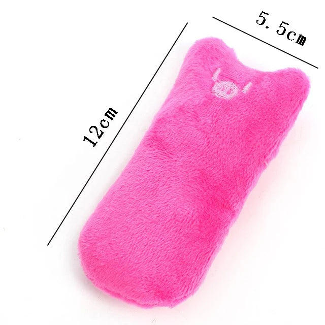 Teeth Grinding Catnip Toys Funny Interactive Plush Cat Toy Pet Kitten Chewing Vocal Toy Claws Thumb Bite Cat mint For Cats