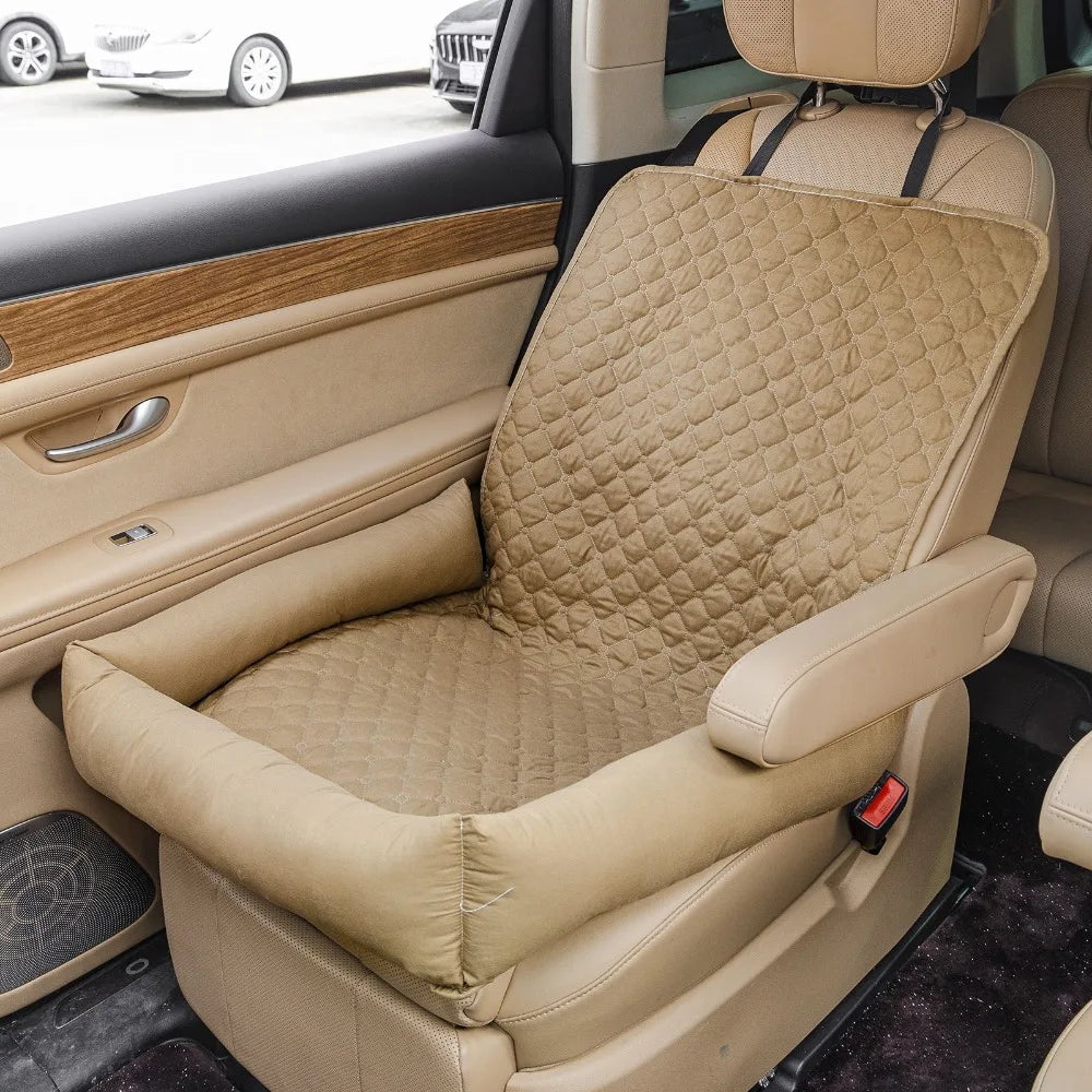 Waterproof Pet Car Seat Cover Anti-Dirty Folding Dog Car Seat Detachable Breathable Pet Travel Carrying Mat Outdoor Travel