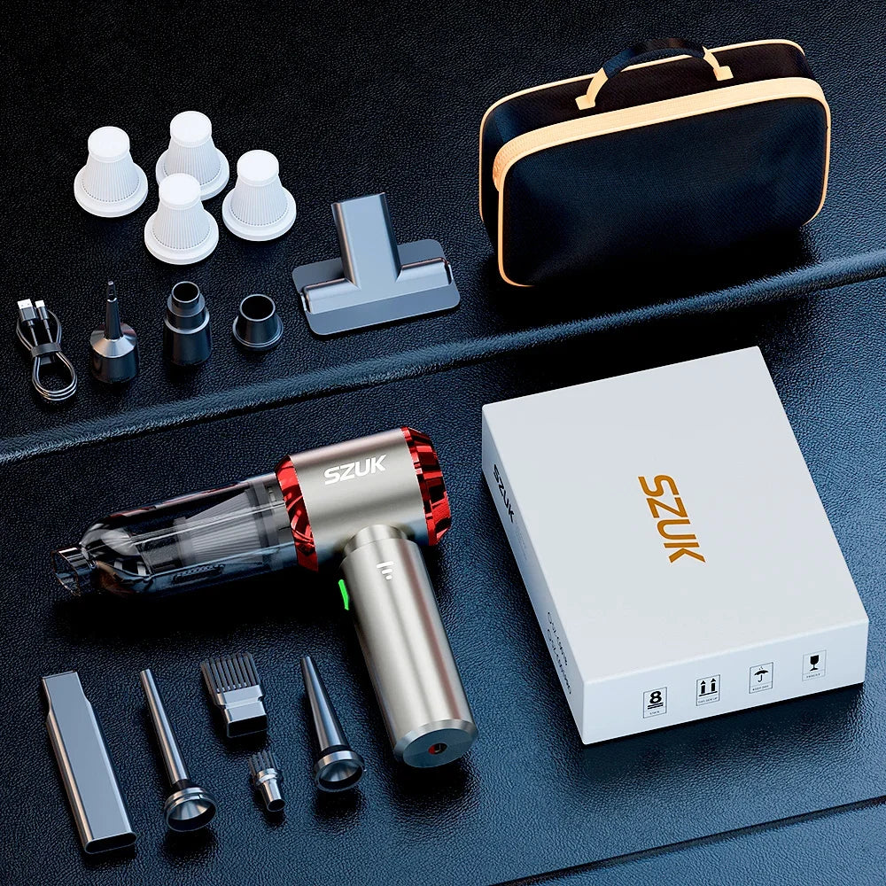 SZUK 985000Pa Car Vacuum Cleaner Portable Handheld Wireless Strong Suction Car Cleaner Cleaning Machine Mini Vacuum Cleaner