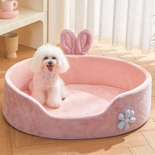 Soft Pet Bed Detachable Washable Dog Sleeping Very Soft Comfortable Warm Cat Mats Four Seasons Detachable Pet Beds Supplies