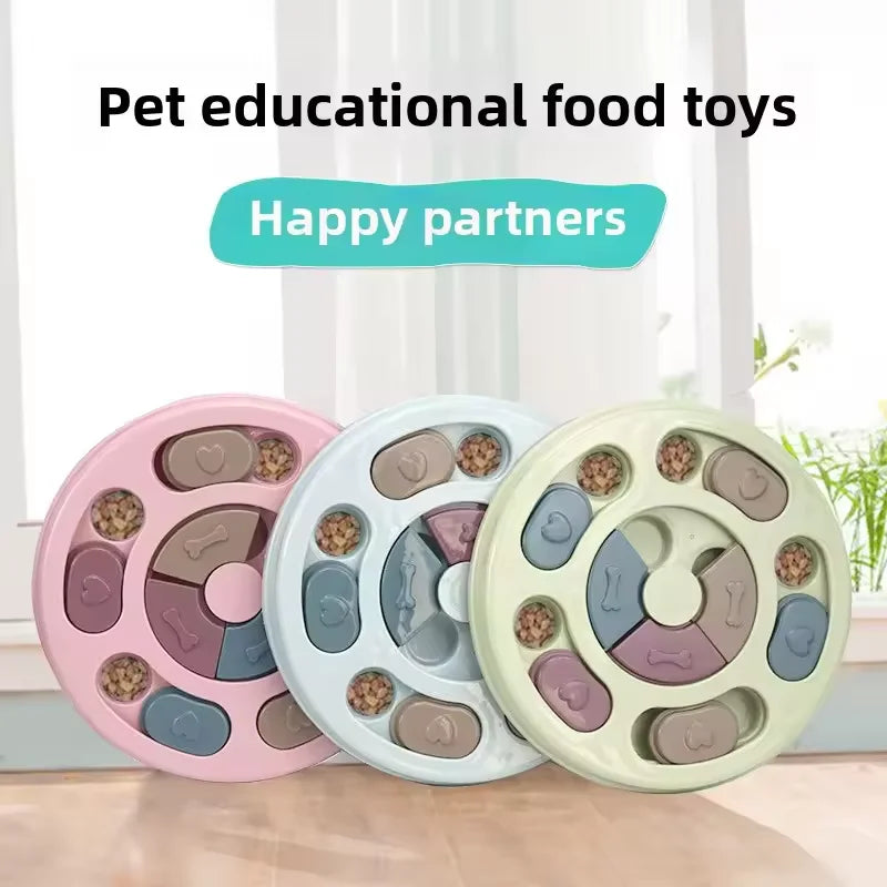 Dog educational toys, anti-choking bowl, slow feeding tray invisible food bowl non-slip dog bowl cat bowl pet fun supplies