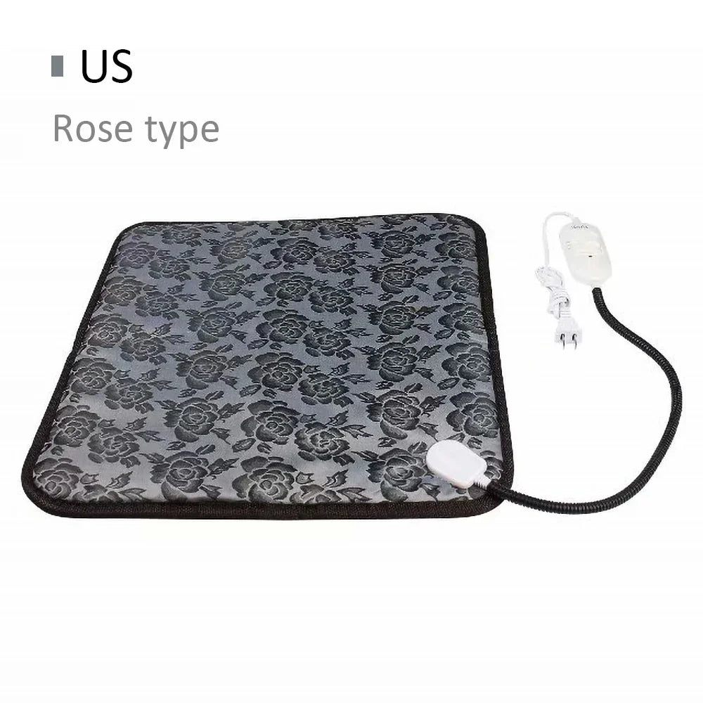 Winter Dog Bed Pet Dog Cat Heating Pad Indoor Warming Mat 45*45cm Waterproof Warmer Pet Mat Bed for Dogs Cats