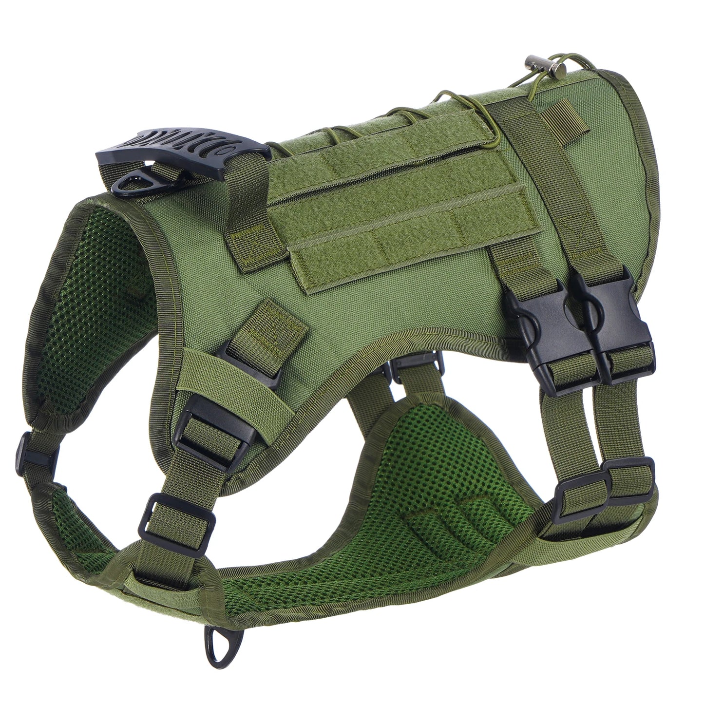 Tactical Chest Strap Large Dog Explosion proof Outdoor Anti slip Tank Top Pet Traction Dog Harness Reinforcement Loop Dog Walkin