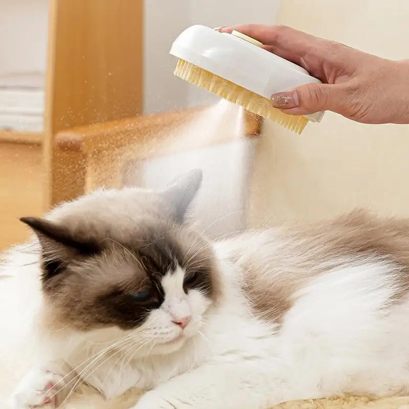 Defur Comb For Dogs Electric Steamy Cat Brush Cat Cleaning Massage Supplies Dog Hair Remover Pet Grooming dog steams brush