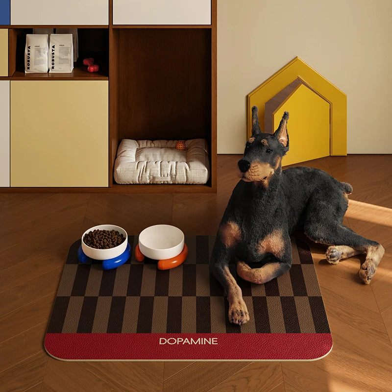 VIKAMA Pet Anti-Dirt Mats-Waterproof, Oil-Resistant, Food-Safe, Quick-Drying, Scratch-Resistant, Easy-Clean, No-Wash Design