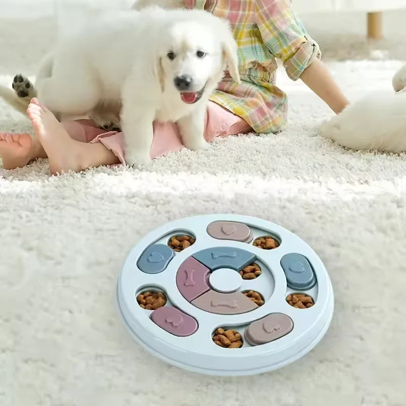 Dog educational toys, anti-choking bowl, slow feeding tray invisible food bowl non-slip dog bowl cat bowl pet fun supplies