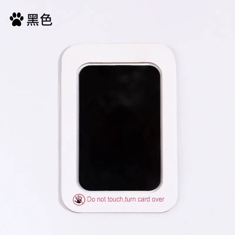 DIY Ink Pads Photo Frame Handprint Pet Pawprint Keepsake Kit Picture Frame Premium Wooden Photo Frame Dog Or Cat  Paw Print