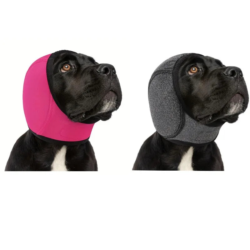 Waterproof Noise Cancelling Dog Ear Muffs for Swimming, Grooming, and Anxiety Relief - Calming Hood To Prevent Shock and Fear"