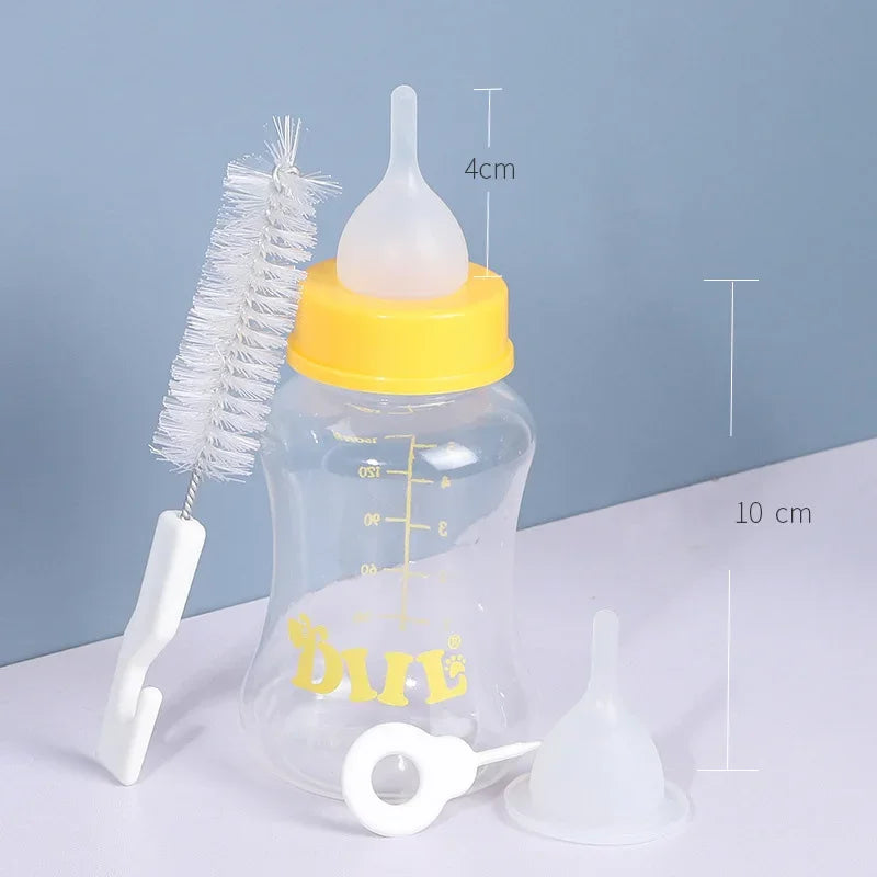 60/150ml Pet Feeder for Small Dogs Cats Newborn Puppy Dog Kitten Cat Milk Water Bottle Dog Feeding Accessories mascotas Products