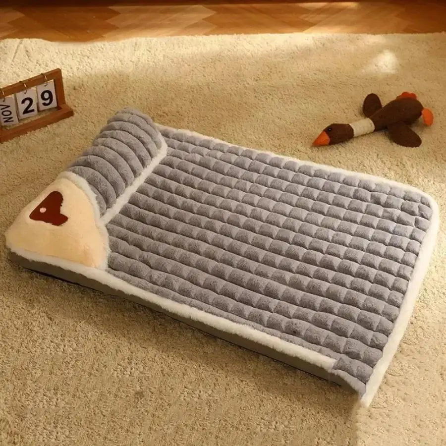 Pet Bed Mat with Zipper Remolvable Elastic Cat Bed for Dog Sleeping Mat Small Washable Cat Nest Pet Sofa Cushion for Medium Dog