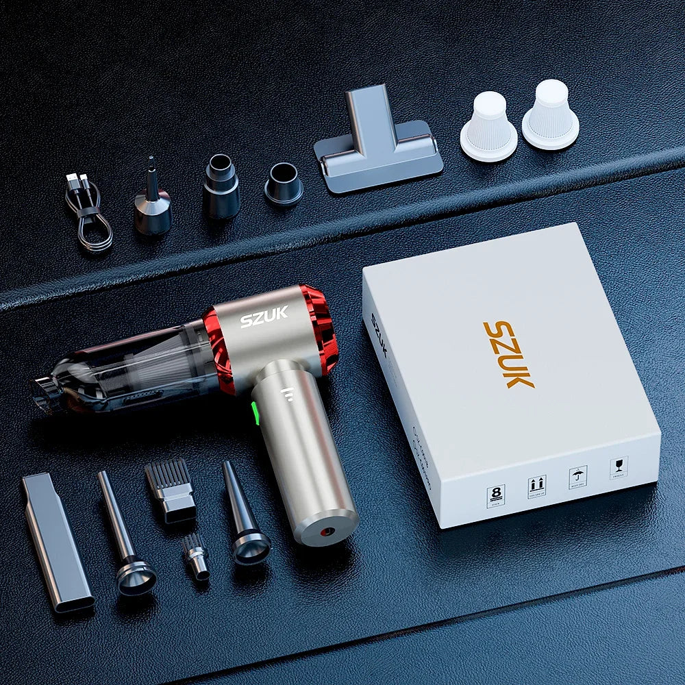 SZUK 985000Pa Car Vacuum Cleaner Portable Handheld Wireless Strong Suction Car Cleaner Cleaning Machine Mini Vacuum Cleaner