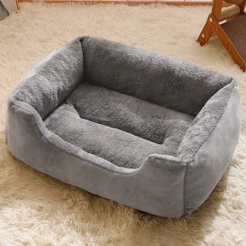 All Seasons Universal Pet Nest Cat Nest Dog Nest Mat Winter Warm Solid Square Nest Small Medium Sized Dog Teddy Corgi Sofa Bed