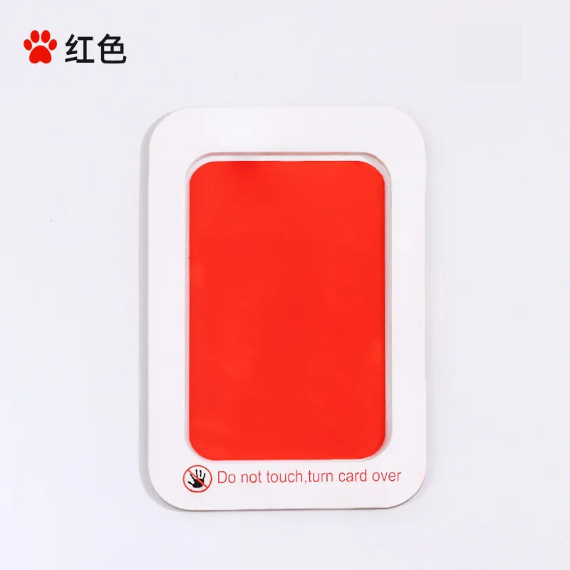 DIY Ink Pads Photo Frame Handprint Pet Pawprint Keepsake Kit Picture Frame Premium Wooden Photo Frame Dog Or Cat  Paw Print