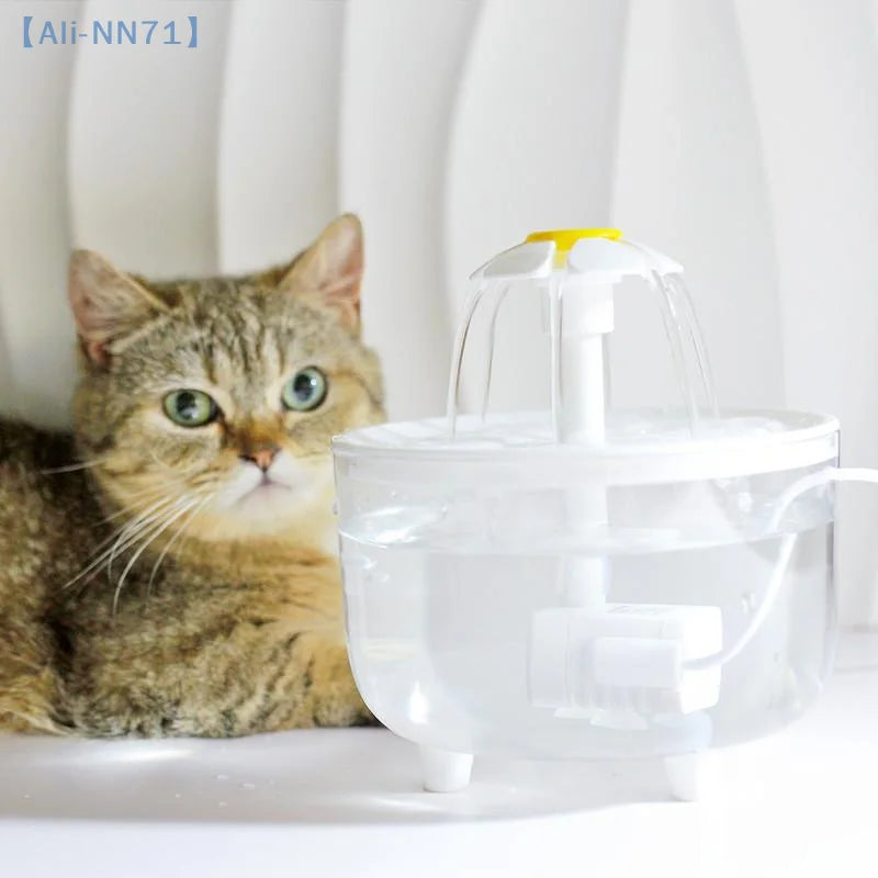 【NN71】Auto Circulating Pets Water Fountain USB Electric Mute Cat Dog Drinker Bowl 1500mL Recirculate Filtring Water Dispenser