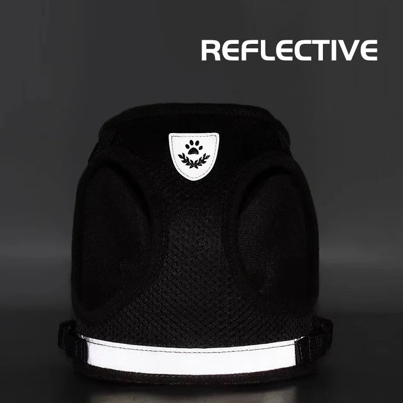 Breathable Cat Harness Escape Proof Pet Harness and Leash Set Kitten Puppy Small Dogs Chest Vest No Pull Reflective Chihuahua