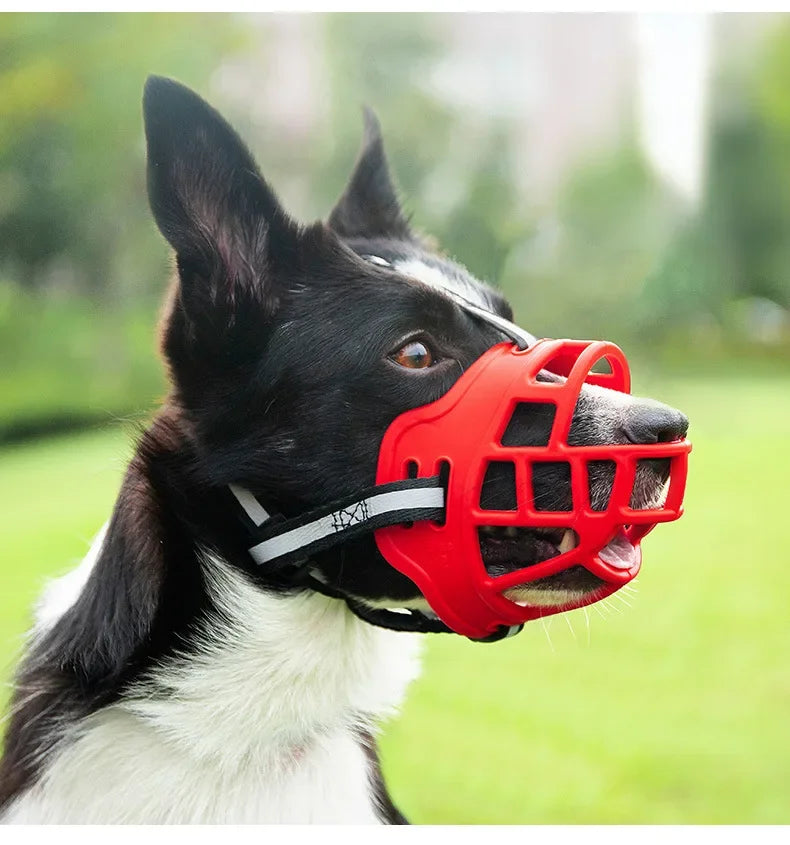 Adjustable Reflective Dog Muzzle, Anti-bite, Anti-Barking, Anti-eating, Large, Medium and Small Dog, Mannequin Pets