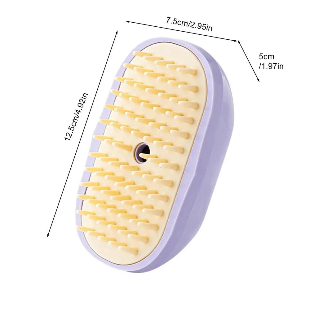 Defur Comb For Dogs Electric Steamy Cat Brush Cat Cleaning Massage Supplies Dog Hair Remover Pet Grooming dog steams brush