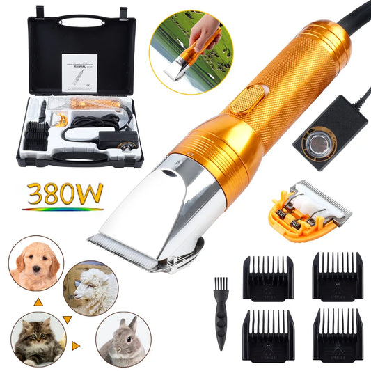 380W Cashmere Goat Shearer 12V Cordless Household Pet (Cat, Dog, Rabbit, Sheep) Hair Trimmer Electric Carpet Tufting Trimmer