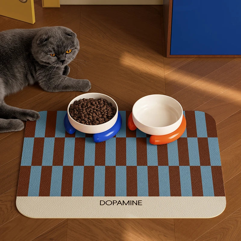 VIKAMA Pet Anti-Dirt Mats-Waterproof, Oil-Resistant, Food-Safe, Quick-Drying, Scratch-Resistant, Easy-Clean, No-Wash Design