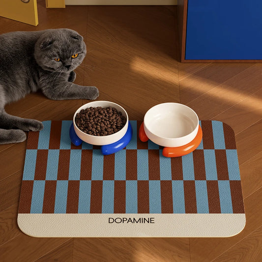 VIKAMA Pet Anti-Dirt Mats-Waterproof, Oil-Resistant, Food-Safe, Quick-Drying, Scratch-Resistant, Easy-Clean, No-Wash Design