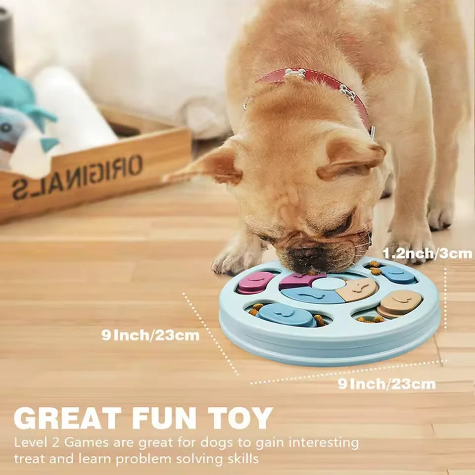 Dog educational toys, anti-choking bowl, slow feeding tray invisible food bowl non-slip dog bowl cat bowl pet fun supplies
