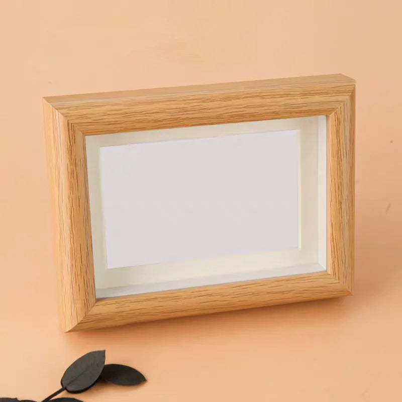 DIY Ink Pads Photo Frame Handprint Pet Pawprint Keepsake Kit Picture Frame Premium Wooden Photo Frame Dog Or Cat  Paw Print