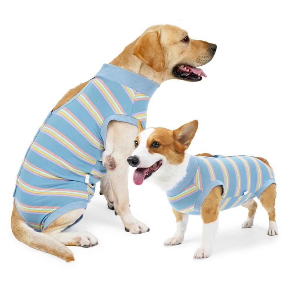 Breathable Dog Surgery Recovery Suit Thickened Comfortable Neuter Anti-Lick Suit Soft Warm Postoperative Clothes