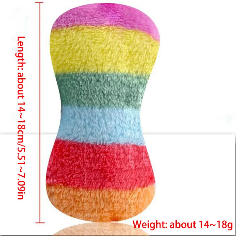 7-piece set of puppy sound toys, loose plush pet chewing, plush fruit snacks and vegetable puppy toys, suitable for cute play