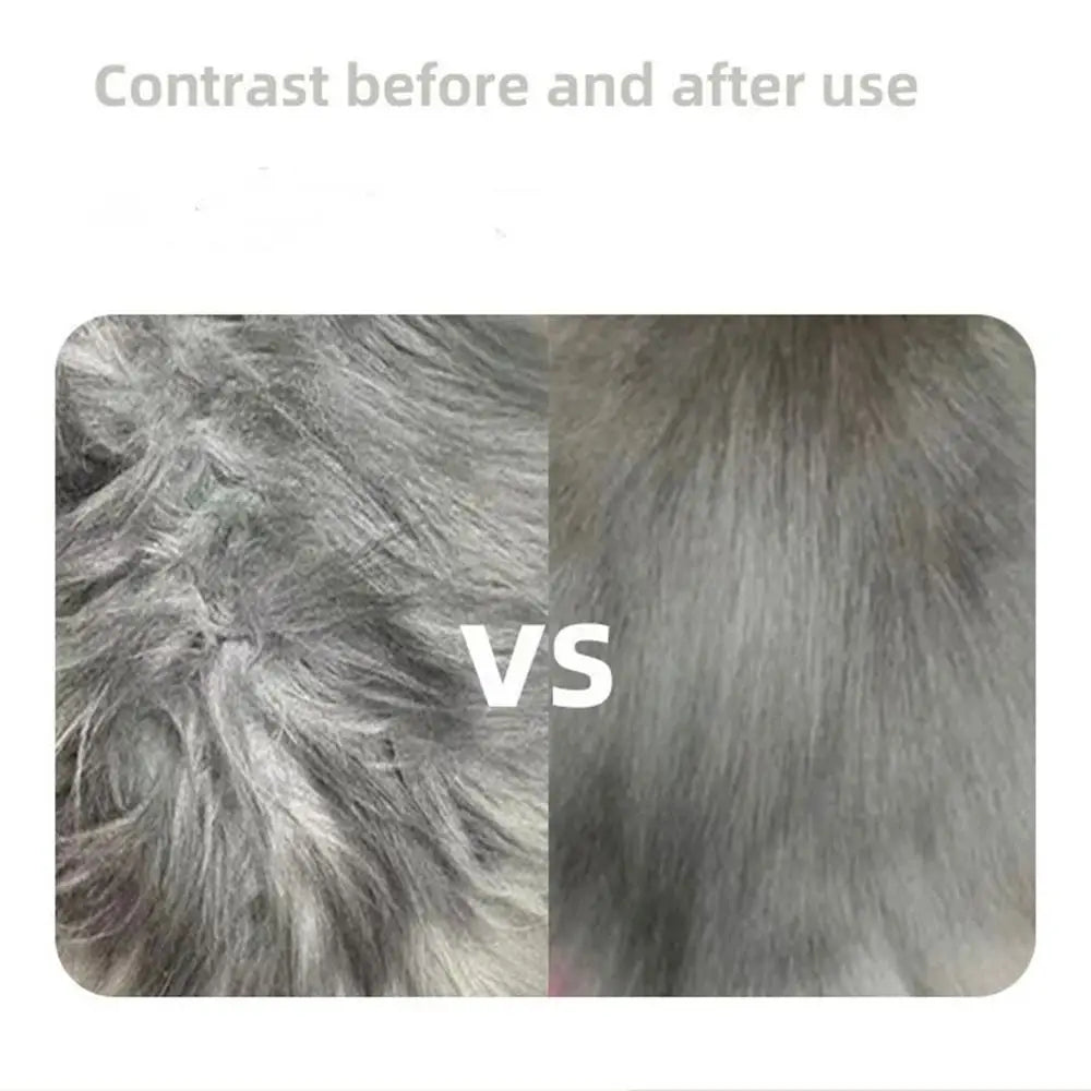 Anti-Static Pet Spray Hair Comb Massaging Demating Steam Spray Hair Remover Anti-slip Handle Gentle Effective