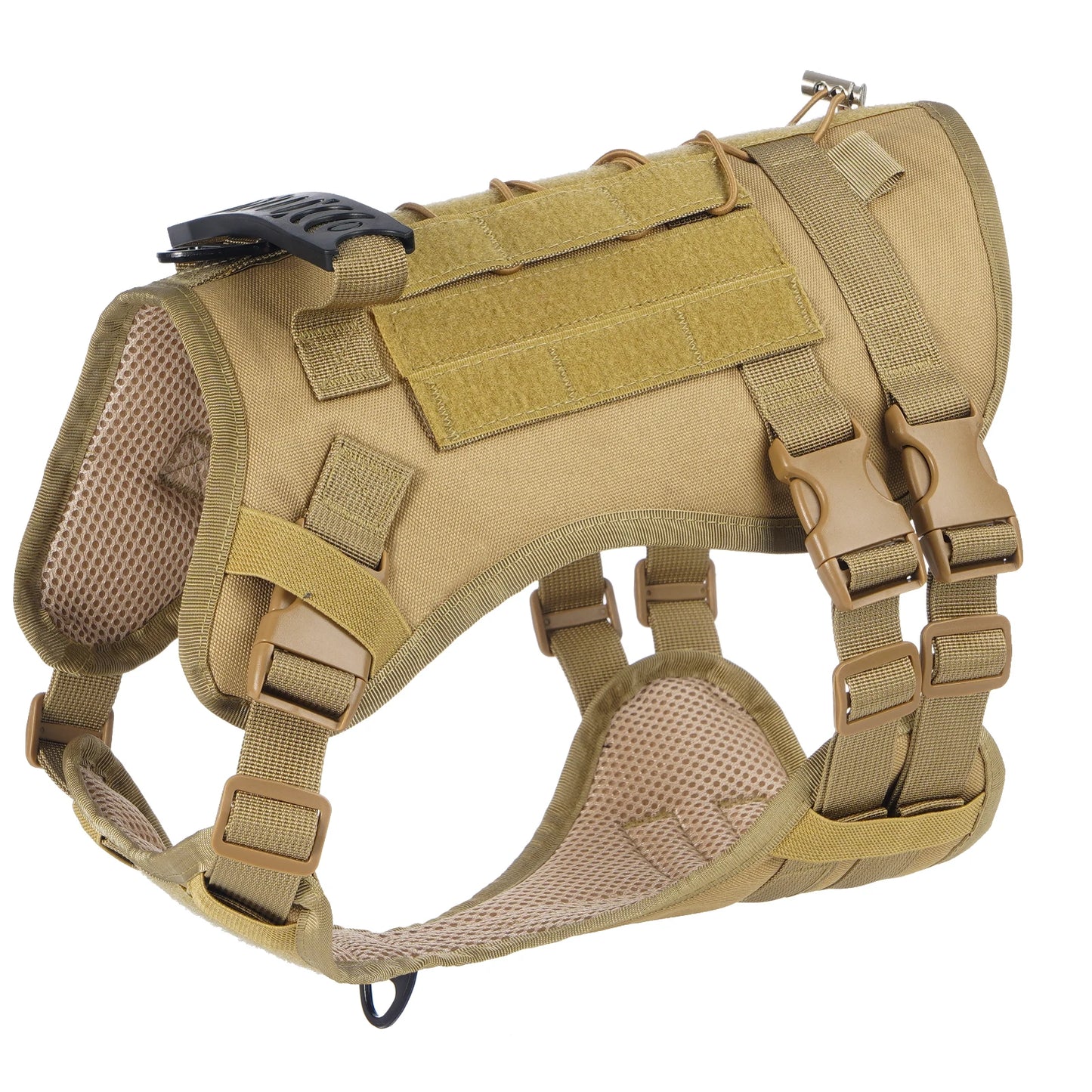 Tactical Chest Strap Large Dog Explosion proof Outdoor Anti slip Tank Top Pet Traction Dog Harness Reinforcement Loop Dog Walkin