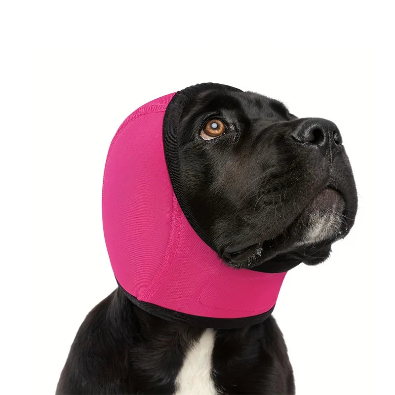 Waterproof Noise Cancelling Dog Ear Muffs for Swimming, Grooming, and Anxiety Relief - Calming Hood To Prevent Shock and Fear"