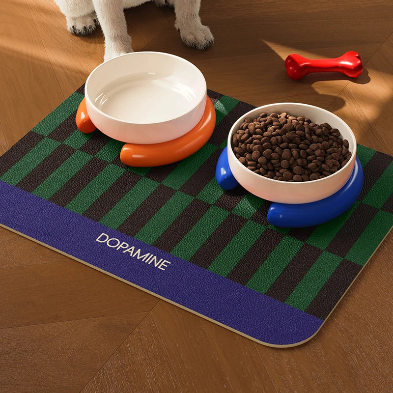 VIKAMA Pet Anti-Dirt Mats-Waterproof, Oil-Resistant, Food-Safe, Quick-Drying, Scratch-Resistant, Easy-Clean, No-Wash Design