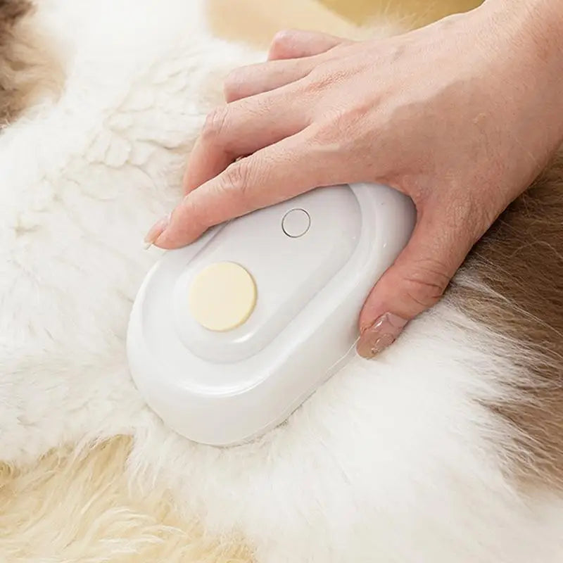 Defur Comb For Dogs Electric Steamy Cat Brush Cat Cleaning Massage Supplies Dog Hair Remover Pet Grooming dog steams brush